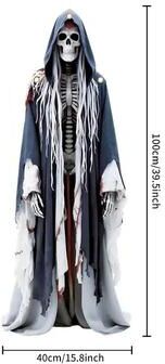 Uplift Picks Skull Bride Halloween Backdrop For Haunted House Decor d