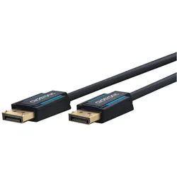 clicktronic DisplayPort — DisplayPort (15 m), Videokabel, Blau