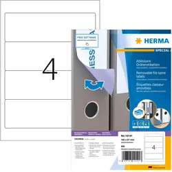 Herma, Ordner Zubehör, Ablösbare Ordneretiketten A4