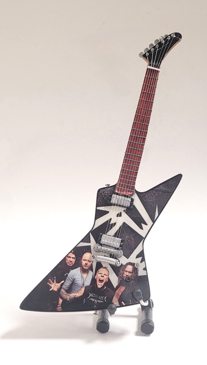 Metallica Miniature Gitaar Collectible Decoratie
