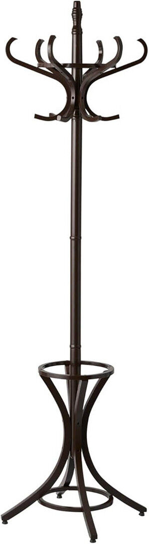 Rebrilliant Freestanding 12 - Hook Walnut Varnish 185cm H X 52cm W X 52cm D