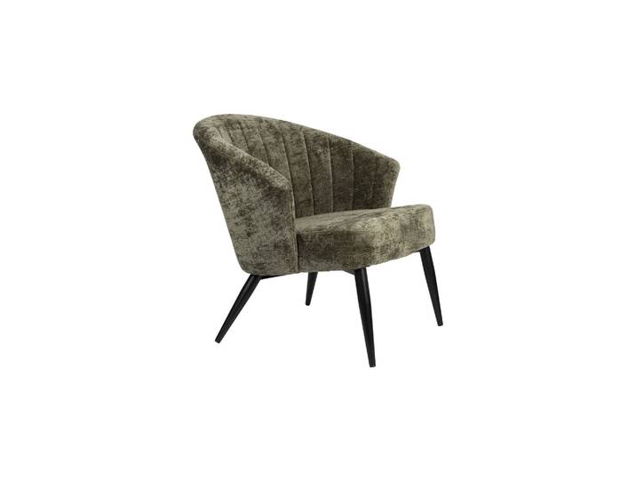 Fauteuil en bois vert Georgia