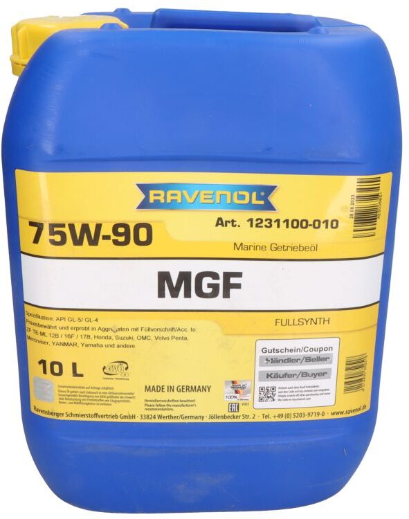Getriebeöl RAVENOL 1231100 MGF 75W90 10L