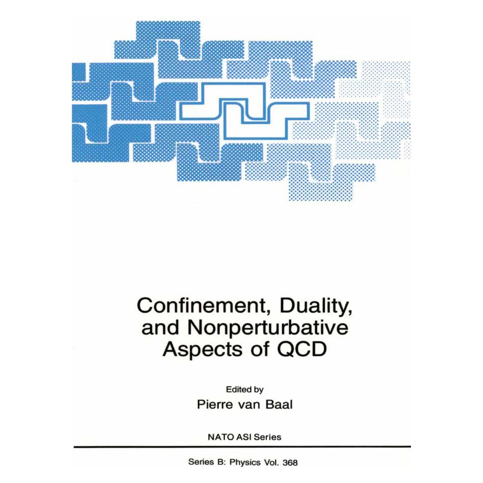 Springer Confinement, Duality, and Nonperturbative Aspects of QCD (Englisch, Softcover, Pierre van Baal) (55532701)