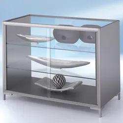 Thekenvitrine Link V1210 mit Schiebetüren