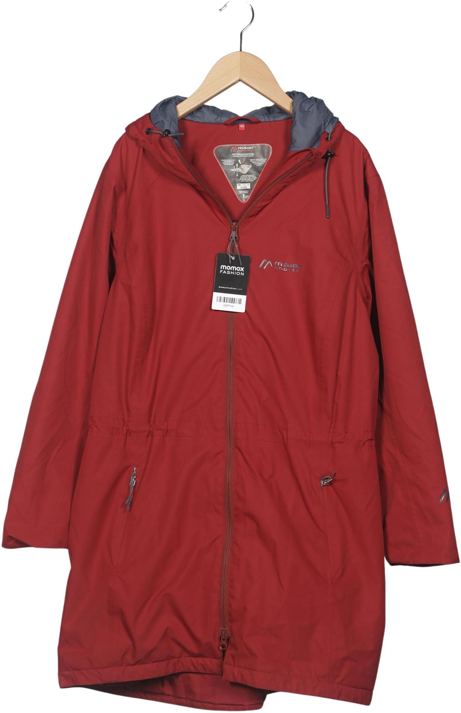 Maier Sports Damen Mantel, Rot, Gr. EU 44, Tex / Membran - Second Hand