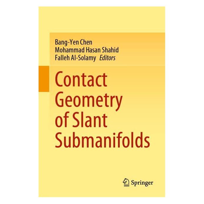 Springer Contact Geometry of Slant Submanifolds (Englisch, Hardcover, Bang-Yen Chen, Falleh Al-Solamy, Hasan Shahid, Mohammad Al-Solamy) (63715656)