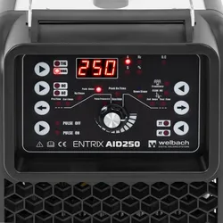 Welbach, Schweissgerät, WIG Schweissgerät AC DC Alu Schweissgerät 250 A 60 % Duty Cycle MMA Digital Puls