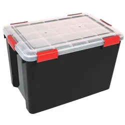 IRIS S.A. Archivbox »Water Proof« - 70 Liter schwarz, 39x38x59 cm