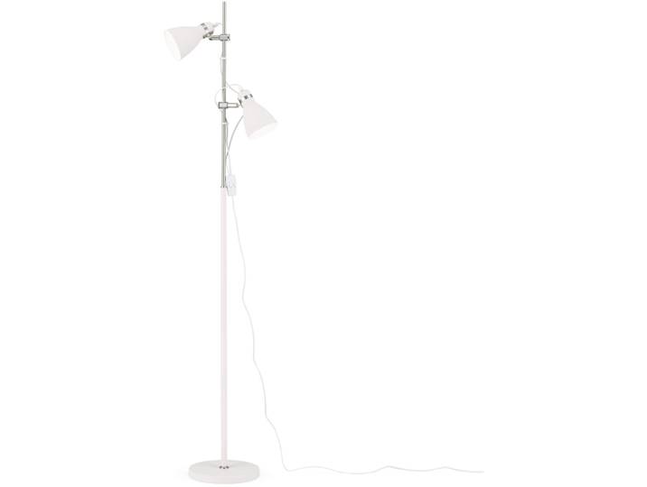 Stehlampe School weiss Stahl