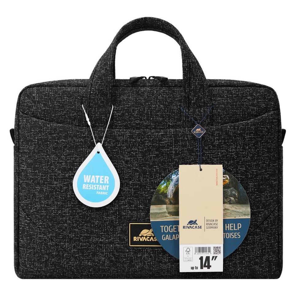Rivacase Riva Laptoptasche Anvik 14" black 7921 (14", Universal) (7921 BLACK)