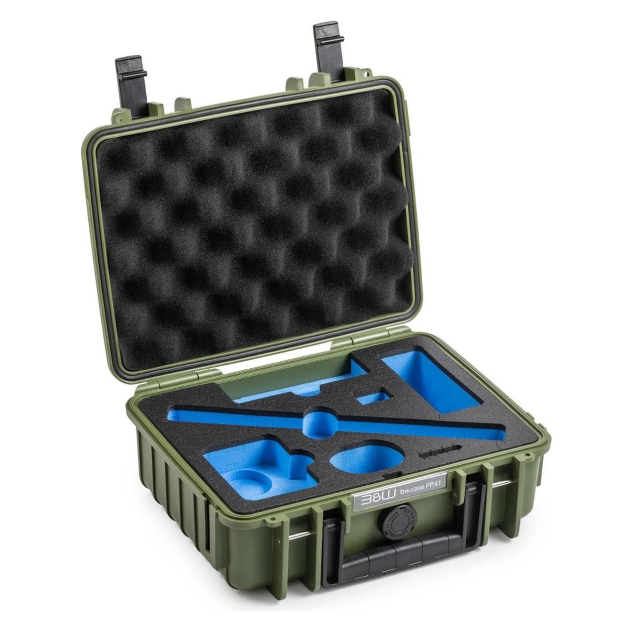 B&W International case type 1000 foam insert for DJI Osmo 360 Adventure Combo bronze green (PP.41.BG.Osmo360)