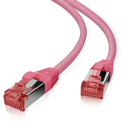 Helos Patchkabel S/FTP Cat 6 magenta 3,0m