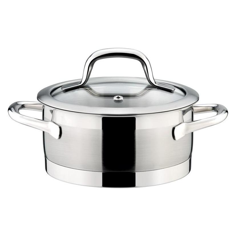 Tescoma Kasserolle PRESIDENT mit Deckel ø 16 cm, 1,5 l (Edelstahl) (35330696)