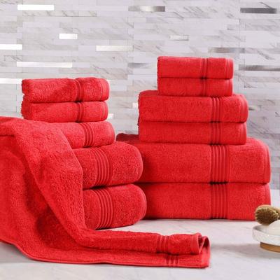 Superior 100% Egyptian Cotton 12-Piece Towel Set Luxury, Soft & Absorbent