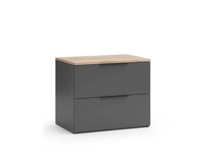 Sideboard Wido 60x50cm avec 2 tiroirs Anthracite Vicco 47679