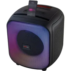 Rebeltec Speaker PowerCube 500 60W RMS (12 h), Bluetooth Lautsprecher, Schwarz