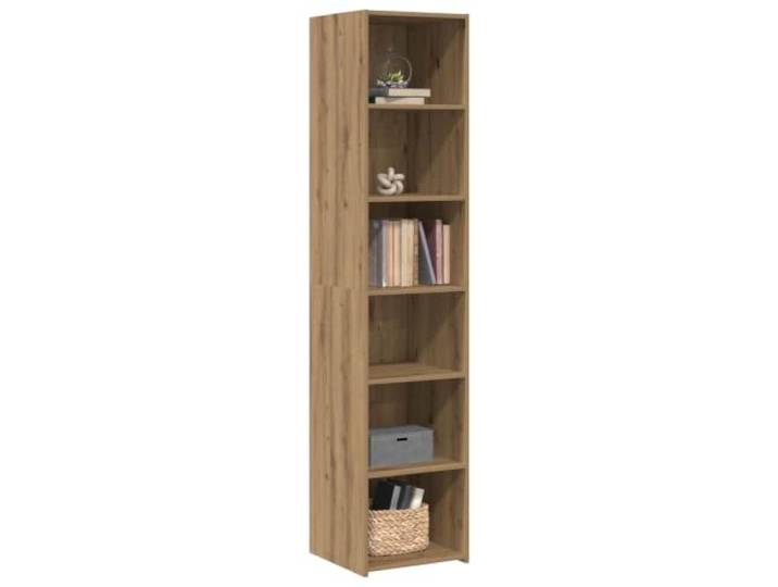 KKgypkn Sideboard Artisan-Eiche 40 x 41 x 185 cm Holzwerkstoff Moderne Anrichte, Stauraumregale, pflegeleichte Oberfläche, vielseitig einsetzbar