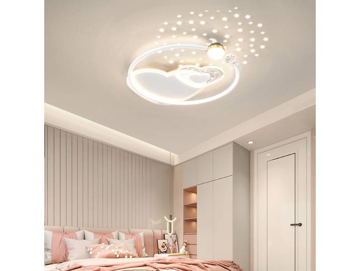 Chambre d'enfants moderne garçons et filles LED plafond Lustre lumière de luxe nouvelle chambre lampe pour vestiaire hôtel Foyer maison Lustre