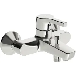 HANSA HANSAPALENO Wannen-und Brausearmatur, Einhebelmischer, chrom, 56452103