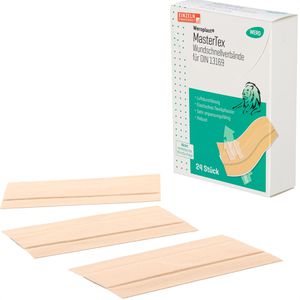 Wero Pflaster MasterTex Wundpflaster, 24 Stück, wasserfest, elastisch, atmungsatkiv, 10 x 6cm