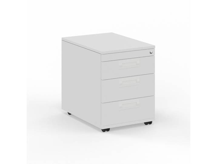 Rollcontainer Tradingzone GO Swiss Weiss/Weiss, Neu - Perfekt für Unterlagen und Akten