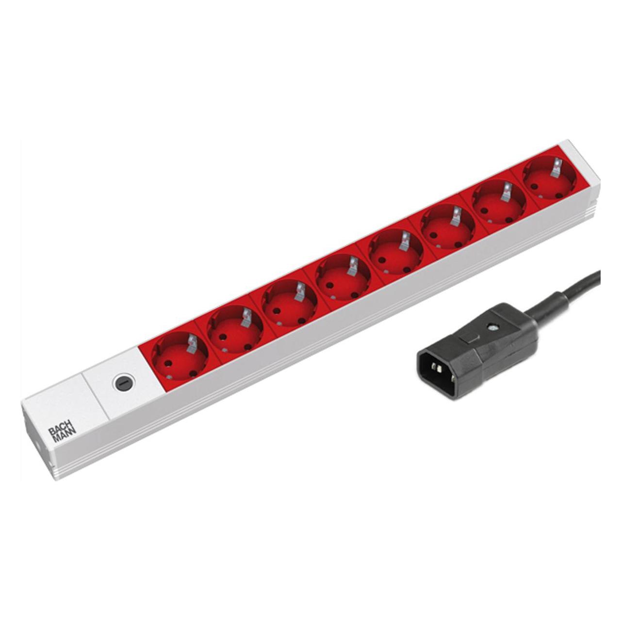Bachmann 19" Steckdosenleiste (8x, CEE 7/3, 8 m) (BM0016160)