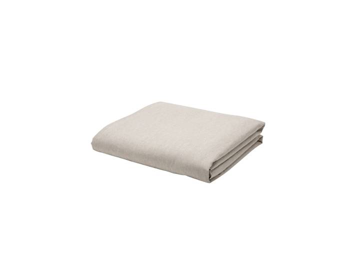 Drap plat uni en lin beige 240x300