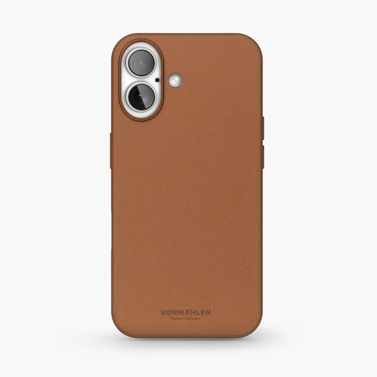 Vonmählen Like Leather Case Cover für Apple iPhone 16 (Braun) ELC00005