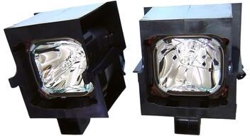 Jaspertronics™ Original R9841100-DUAL Lamp & Housing for Barco Projectors - 1 Year Warranty