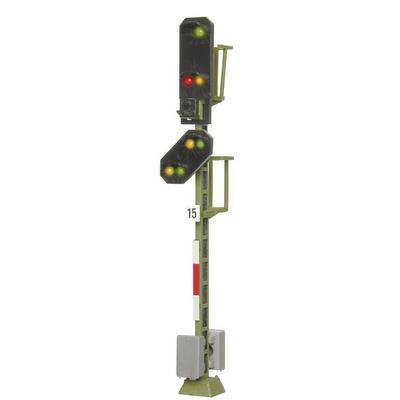 Viessmann Modelltechnik 4015 H0 Lichtsignal mit Vorsignal Einfahrsignal Fertigmodell DB