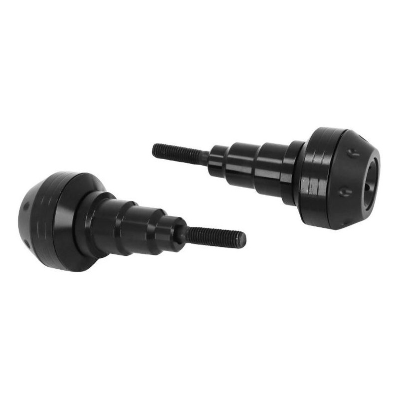 Tampon de protection top block rond Avoc noir anodisé D.10