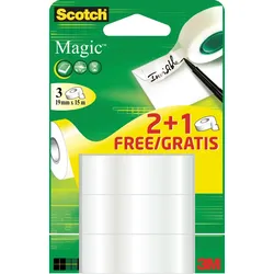 3M Scotch Klebefilm Magic 810, unsichtbar, Vorteilspack
