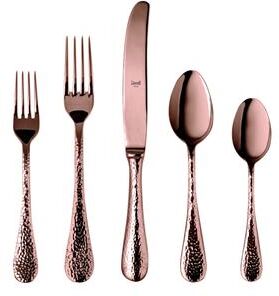Mepra 5-piece Stainless Steel w/PVD Titanium Coating Epoque Bronze Place Setting