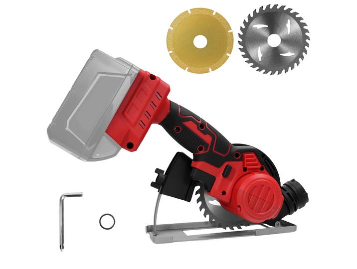 Scie circulaire sans fil, scie électrique à Angle réglable, outil de travail du bois, coupe du bois et du métal pour batterie Milwaukee 18V