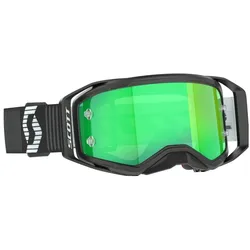 Scott Sports, Unisex, Sportbrille, Prospect 2.0 S2 (Black, Weiss, Green Chrome), Grün, Weiss, Schwarz