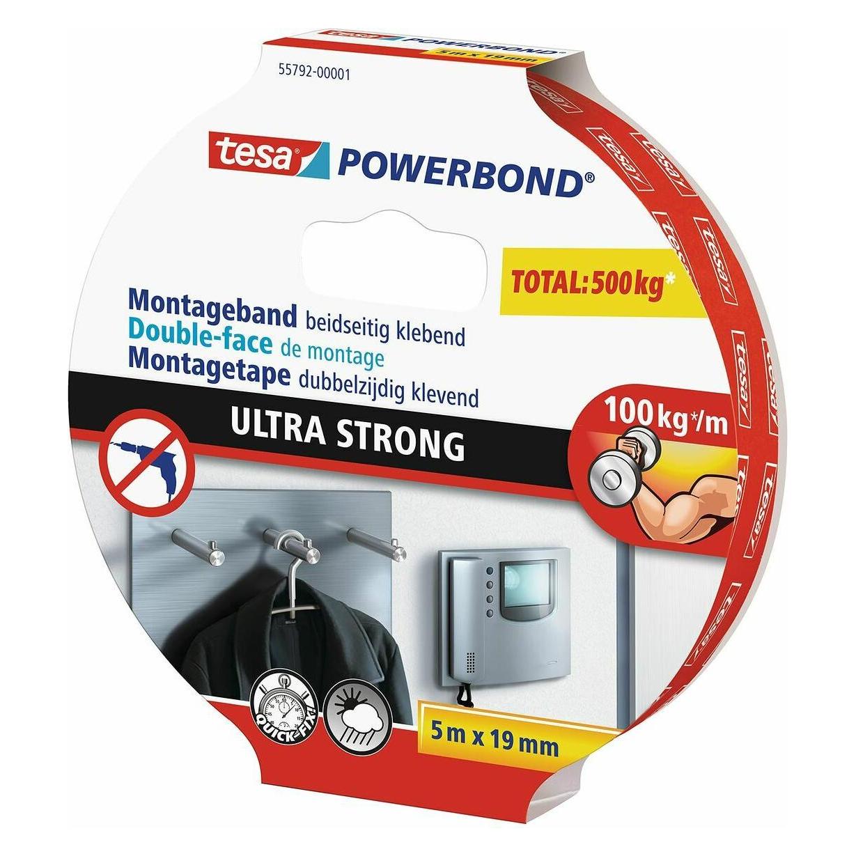 tesa Powerbond Ultra Strong 5 m (19 mm) (55792-00002-03)
