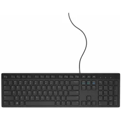 Dell KB216 (US, Kabelgebunden), Tastatur, Schwarz