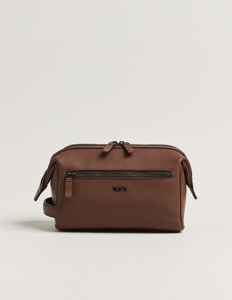 TUMI Framed Travel Kit Cognac