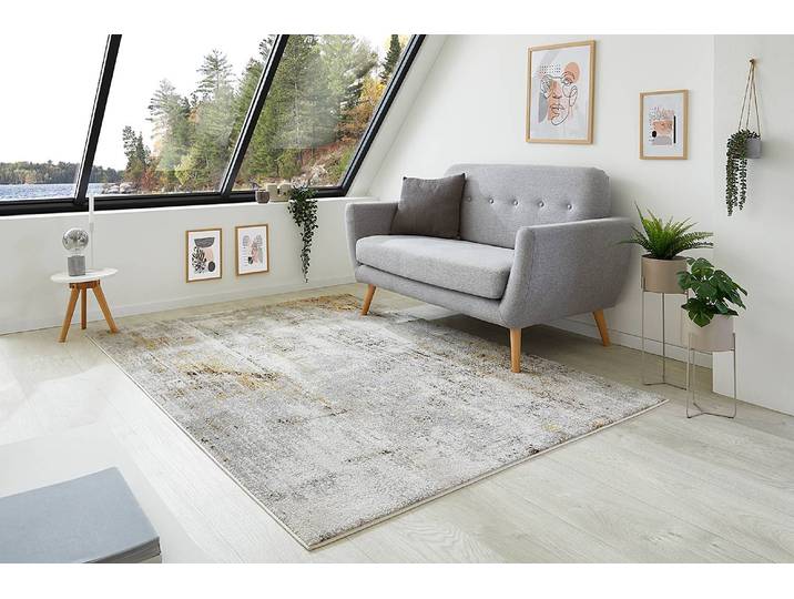 Tapis Molinos Beige/Beige/Jaune 160 x 230cm Polypropylène