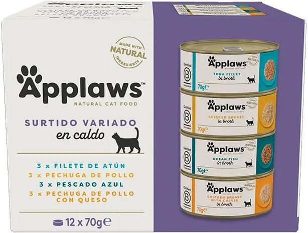 Applaws Cat Seleção Suprema Multipack 12 Uds 70g