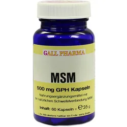 Msm 500mg Gph Kapseln 60 ST