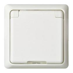 ELSO 245034 ELSO UP-Steckdose 245034 16A RENOVIERUNG reinweiß Schutzkontakt-Steckdose mit Klappdeckel Renovierung 10 St.