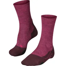 Falke TK2 EXPLORE WOOL Socken Damen | Gr. 41-42 | rot - rot