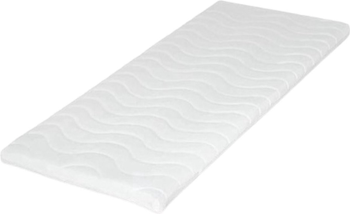 Topdek Matras Topper van Bamboe en HR45 Koudschuim - 140x200 cm - Orthopedisch Topdekmatras