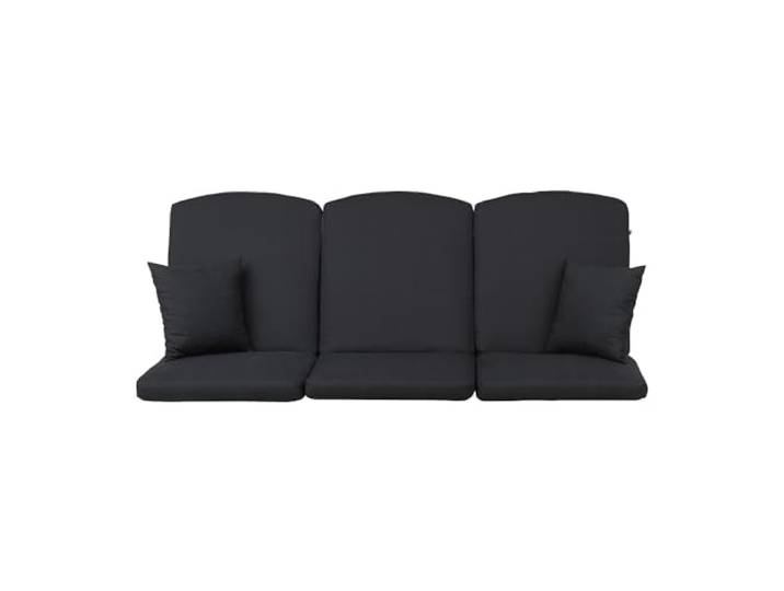PATIO Hollywoodschaukel Auflage 170 cm Salerno 3 Sitzauflagen mit Seitenkissen Gartenbank Gartenstuhl Auflage mit Schnüren