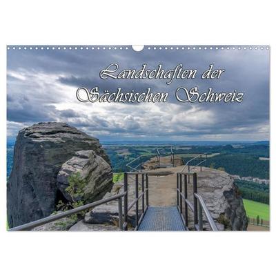 Landschaften der Sächsischen Schweiz (Wandkalender 2027 DIN A3 quer), CALVENDO Monatskalender