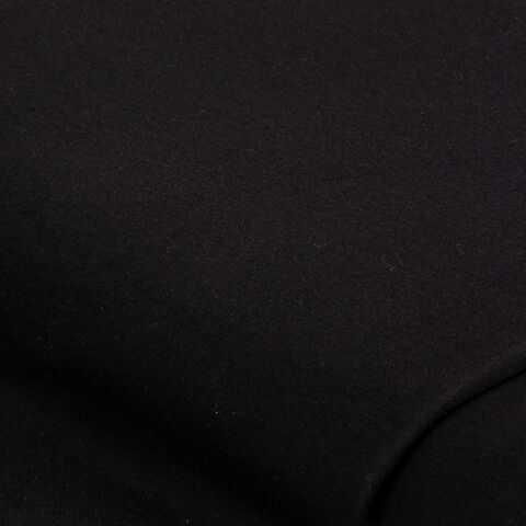 Reiner Baumwoll-Jersey "Uni", schwarz