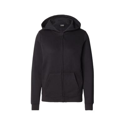 Sweatjacke URBAN CLASSICS "Urban Classics Ladies Basic Essential Zip Hoody", Damen, Gr. S, schwarz (navy), 50% Baumwolle, 50% Polyester, unifarben, Rundhals, Sweatjacken Sweatjacke