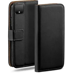 moex Book Case für Google Pixel 4 Klapphülle mit Kartenfach